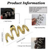 Picture of Wavy Irregular Shape Metal Hair Claw Clips, 1Pcs Gold Shark Claw Non-slip Head Clip Elegant Hair Accessories for Daily Hair Accessories Decorations (Gold Wave)
