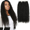 Picture of 8 Packs Crochet Box Braids-20 Inch Boho Box Braids Crochet Braids Hair Bohomian Box Braid Crochet Hair Goddess Box Braids Crochet Hair for Black Women(1B)