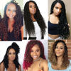 Picture of 8 Packs Crochet Box Braids-20 Inch Boho Box Braids Crochet Braids Hair Bohomian Box Braid Crochet Hair Goddess Box Braids Crochet Hair for Black Women(1B)