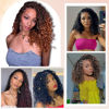 Picture of 8 Packs Crochet Box Braids- Boho Box Braids Crochet Braids Hair Bohomian Box Braid Crochet Hair Synthetic Braiding Hair 14 Inch Goddess Box Braids Crochet Hair for Black Women (14(8Packs), 4#)