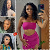 Picture of 8 Packs Crochet Box Braids- Boho Box Braids Crochet Braids Hair 10 Inch Bohomian Box Braid Crochet Hair Synthetic Braiding Hair Goddess Box Braids Crochet Hair for Black Women (1B)