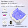 Picture of Lavinda UV LED Nail Lamp, 54W Rechargeable Cordless Nail Lamp Nail Dryer Gel Polish UV Nail Light with 4 Timer Setting, Professional Quick Dry Curing Lamp with Display Auto Sensor for Salon & Home