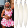 Picture of Leticia Cream White Braiding Hair Pre Stretched Kanekalo Prestretched Braiding Hair