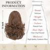 Picture of SOFEIYAN Ponytail Extension 11 inch Claw Clip Ponytail Hair Extensions Long Curly Wavy Ponytail Fluffy Clip on Pony Tails Synthetic Hairpiece for Women