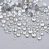 Picture of Gems Flat Back Pearls and Rhinestones for Nails,Crystals Nail Charms Diamonds for Acrylic Nails,Tiny Nail Pearls Beads for Nail Art,Small Eye Jewels Rhinestones Pearls,with Wax Pen And Tweezers(White)