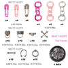Picture of BBATT-HAPPY 144PCS Nail Charms for Acrylic Nails,Silver Star Planet Cross Punk Door Handle Pin Handcuffs Mechanical Parts Alloy Nail Art Accessories,Nail Jewels for Nail Art Supplies Craft DIY