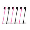Picture of Soft 'N Style Double Sided Edge Control Hair Brush Comb Combo Pack 6 Pieces Pink and Black