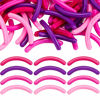 Picture of Mudder 80 Pieces Eyelash Curler Refills Pads Soft Curler Replacement Refills Pads for Universal Eyelash(Rose Red, Purple, Pink and Dark Rose Red)