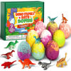 Picture of Valentines Day Gifts for Kids Classroom :Sanyi Bath Bombs for Kids with Dragon Toys Inside, Dinosaur Toys Gifts for Kids 5-7, Dino Egg Bubble Bath Birthday Gifts for Boys Girls