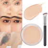 Picture of Kaely Pot Concealer Full Coverage Set,under Eye Brightener Concealer for Conceals Dark Circles,Waterproof Foundation Face Makeup Brush Kit,Color Correcting Concealer,Eye Ring corrector de ojeras 02