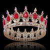 Picture of YOUlDIANZI Queen Crown Rhinestone Wedding Crowns and Tiaras for Women Costume Party Hair Accessories Princess Birthday Crown Crystal Bridal Crown