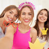 Picture of CIEHER Birthday Crown Headband, Tiara for Women Girls, Birthday Girl Decorations and Gifts - Rose Pink