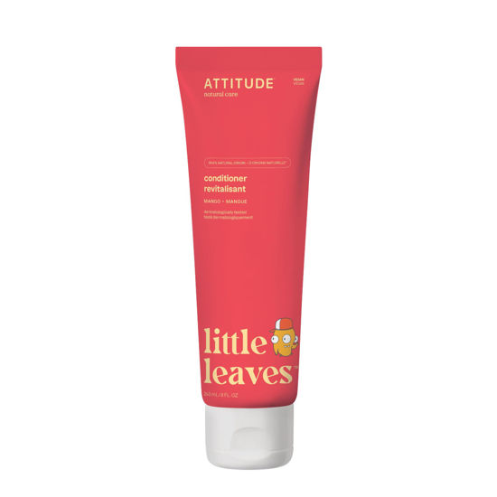 Picture of ATTITUDE Natural Conditioner for Kids, Hypoallergenic, Vegan, Plant- and Mineral-Based, Vegan and Cruelty-free, Mango, 8 Fl Oz (11118)