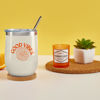 Picture of Sunny&Wise Care Package For Women, Self Care Gifts for Women, Get Well Gifts For Women After Surgery, Orange Fruit Themed, Thinking of You Gifts for Women with 12 Oz Good Vibes Tumbler