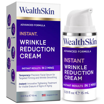 Picture of Instant Rapid Wrinkle Eye Cream: Temporary Effects Firm & Lift Under Eye Bags and Reduction Puffiness and Remover Dark Circles - 60 Second Tightener 30mL