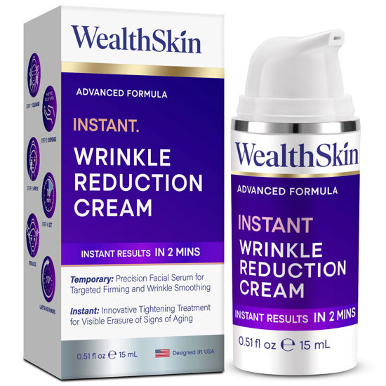 Picture of Instant Rapid Wrinkle Eye Cream: Temporary Effects Firm & Lift Under Eye Bags and Reduction Puffiness and Remover Dark Circles - 60 Second Tightener 30mL