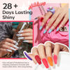 Picture of Modelones 133pcs Poly Nail Gel Kit, 32 Colors Poly Extension Gel kit with Nail Lamp Base&Top Coat Slip Solution Builder Nail kits Manicure Tools for Starter Nail Art Design Supplies Kit