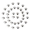 Picture of 1440Pcs Silver Crystal Rhinestones,Glass Flatback Rhinestones Gemstones Small for Nail Face Makeup Art Crafts Clothes Decoration -(SS8,2.4mm,Silver)