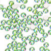 Picture of 1440Pcs Light-green Ab Crystal Rhinestones,Glass Flatback Rhinestones Gemstones for Nail Face Makeup Art Crafts Clothes Decoration -(SS12,3.0mm,Light-green Ab)