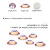 Picture of 1440Pcs Light-purple Ab Crystal Rhinestones,Glass Flatback Rhinestones Gemstones Mini for Nail Face Makeup Art Crafts Clothes Decoration-(SS8,2.4mm,Light-purple Ab)