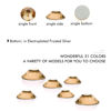 Picture of 1440Pcs Topaz Crystal Rhinestones,Glass Flatback Rhinestones Gemstones Small for Nail Face Makeup Art Crafts Clothes Decoration -(SS4,1.6mm,Topaz)