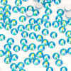 Picture of 1440Pcs Aquamarine Ab Crystal Rhinestones,Glass Flatback Rhinestones Mini Gemstones for Nail Face Makeup Art Crafts Clothes Decoration -(SS10,2.8mm,Aquamarine Ab)