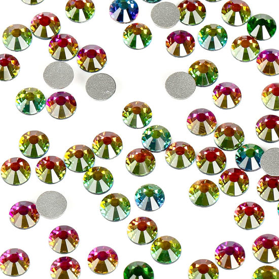 Picture of 1440Pcs Blaze Crystal Rhinestones,Glass Flatback Rhinestones Gemstones for Nail Face Makeup Art Crafts Clothes Decoration-(SS12,3.0mm,Blaze)