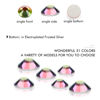 Picture of 1440Pcs Blaze Crystal Rhinestones,Glass Flatback Rhinestones Gemstones for Nail Face Makeup Art Crafts Clothes Decoration-(SS12,3.0mm,Blaze)