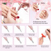 Picture of Portable Nail Drill Electric Nail File Professional 20000 RPM Manicure Pedicure Machine Nail File Drill Kit with Sanding Bands,Nail Drill Bits and Brushes for Acrylic Gel Nails(Gold)