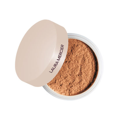 Picture of Laura Mercier Translucent Loose Talc-Free Setting Powder Ultra-Blur: Natural & Blurring Finish, Long Lasting, Best for Normal to Dry + Mature Skin, Hyaluronic Acid Infused, Medium Deep