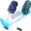 Picture of Loofah-Charcoal Back-Scrubbers Color-2-Pack-by-Shower-Bouquet: Long-Handle Bath-Sponge-Brushes with Extra Large Soft Mesh for Men & Women - Exfoliating Full Pure Cleanse in Bathing Accessories