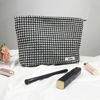 Picture of GUTGNK Women's Cosmetic Bag, Fashion Houndstooth Cosmetic Bag, Travel Cosmetic Bag Small Cosmetic Bag, Skin Care Cosmetics Change Handy Handy Bag for Washing Zipper Storage Bag