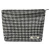 Picture of GUTGNK Women's Cosmetic Bag, Fashion Houndstooth Cosmetic Bag, Travel Cosmetic Bag Small Cosmetic Bag, Skin Care Cosmetics Change Handy Handy Bag for Washing Zipper Storage Bag