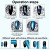 Picture of Vnjaoi Professional Double-head Magnet Stick Wand, Upgrade Strong Nail Magnets for 3D Magnetic Cat Eye Gel Magic Nail Art Manicure Tool (Blue)