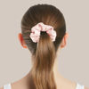 Picture of LILYSILK Silk Hair Scrunchies/Ties for Frizz & Breakage Prevention, 100% Mulberry, No Damage, Elastic ponytail Holders, 1Pc, Pale Pink