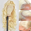 Picture of SEMANK 613 13x6 Lace Front Wig Human Hair 26 Inch Blonde Wig Human Hair 200% Density Body Wave Lace Front Wigs Human Hair Pre Plucked 613 Lace Front Wig Human Hair Blonde HD Lace Frontal Wig