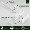 Picture of ZOMCHI Double Edge Safety Razor with Stand, Women Razor with 10 Double Edge Safety Razor Blades, Plastic Free Metal Razor - White