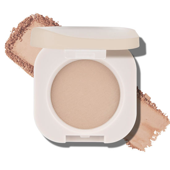 Picture of KYDA Single Matte Eyeshadow, Nude Beige Brown Eyeshadow, Ultra-fine Smooth Powder, Lightweight Blendable Formula, Daily Matte Eyes Makeup, Milk Tea