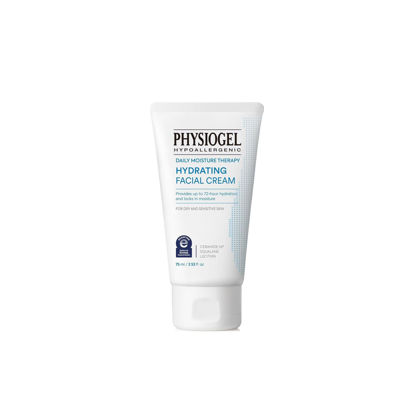 Picture of Physiogel Hydrating Facial Cream Moisturizer, Provides 72 hrs of Hydration for Normal to Dry Sensitive Skin, Fragrance Free, Strengthens Skin Barrier, Face Cream for Men & Women, Ceramide, Squalane