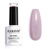 Picture of RARJSM Holographic Gel Nail Polish Light Purple Rainbow Glitter Reflective Iridescent Lilac Gel Polish Curing Required Unicorn Mirror Chrome Laser Effect Soak off for Summer Salon Home Manicure 7.5ML
