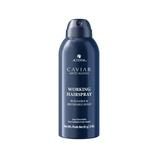 Picture of CAVIAR Anti-Aging Working Hairspray Travel Size 3 Fl Oz | Buildable, Brushable Hold | Helps Control Frizz & Adds Shine | Sulfate Free