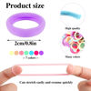 Picture of 300Pcs Cotton Hair Accessories for Toddlers, Girls and Kids - Seamless Multicolor Summer Hair Ties