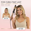 Picture of ELLA BELLA® Curling Iron 1 Inch • Professional Hair Curler • Curling Wand • Ceramic Curling Irons • Transform Your Look in Seconds • Suitable for All Hair Types • Say Goodbye to Heat Damage