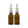 Picture of ADVANCED ASCENT Amber Glass 1 oz Nasal Sprayer! EMPTY, Refillable, Travel Sized, Quality Glass for Saline Applications! (2 Pack)