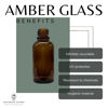 Picture of ADVANCED ASCENT Amber Glass 1 oz Nasal Sprayer! EMPTY, Refillable, Travel Sized, Quality Glass for Saline Applications! (2 Pack)