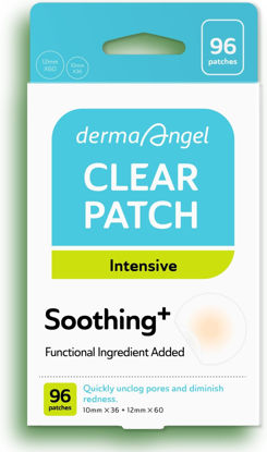 Picture of DERMA ANGEL Ultra Invisible Acne Patches Salicylic Acid Acne Patches for Cystic Acne Blemish Patches Hydrocolloid Patches Zit Patches - Day and Night Use UPGRADED (Acne Specialist 96 Count 2 Sizes)