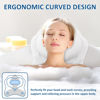 Picture of LuxStep Bath Pillow-Bathtub Pillow with Air Mesh Fabric & 6 Non-Slip Suction Cups, Bath Pillows for Tub Head, Neck and Back Support, Bath Accessories Spa Gifts, White