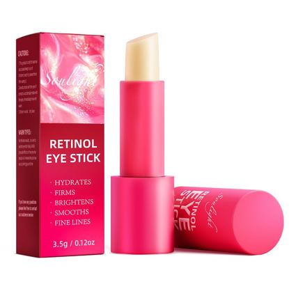 Picture of Soulight Retinol Eye Stick, Anti-Aging Eye Cream, Skincare for Wrinkles, Dark Circles, Puffiness, Retinol Eye Balm Moisturizes, Softens& Nourish Skin