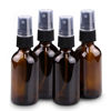 Picture of Wedama Mini Spray Bottles 2 oz, Amber Glass Spray Bottles, Empty Small Spray Bottles with Funnel Dropper, Fine Mist for Hair, Travel, Plants, Cleaning Solutions and Skin Care (4 Pack)