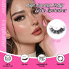 Picture of Fake Eyelashes Fluffy Lashes 6D Volume Faux Mink Lashes Wispy False Eyelashes 18mm Eye Lashes 10Pairs Natural Lashes D Curl False Lashes Multipack by Calphdiar